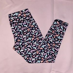 Girl's Colorful Leggings, M(7-8)